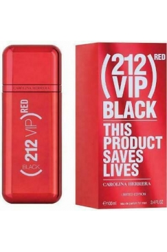 Obrázok pre Carolina Herrera 212 VIP Red Black This Product Saves Lives  EDP 100ml 